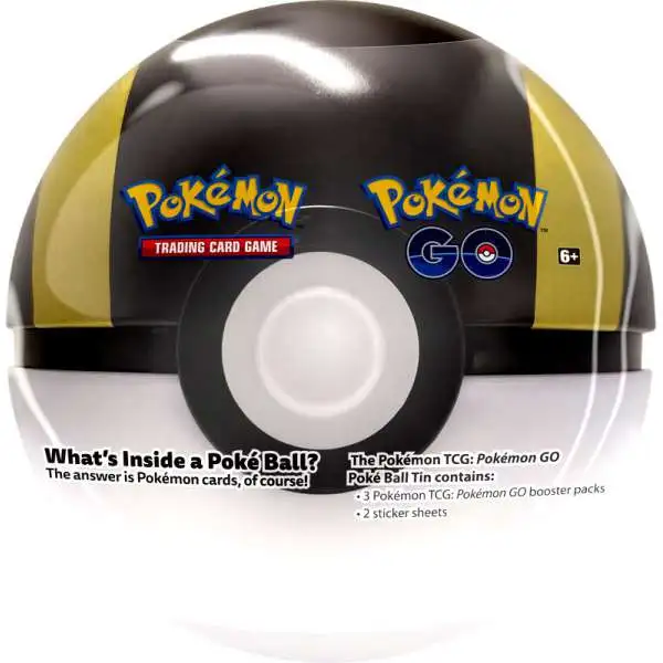 Pokemon GO Ultra Ball Poke Ball Tin [3 Booster Packs & More]