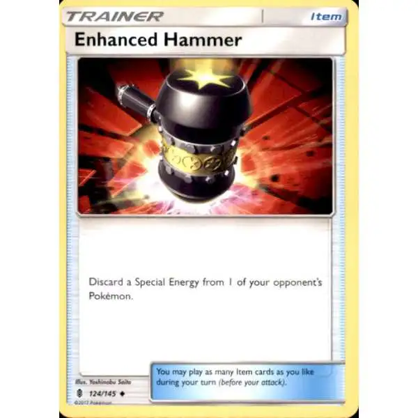 Pokemon Trading Card Game Sun & Moon Guardians Rising Uncommon Enhanced Hammer #124
