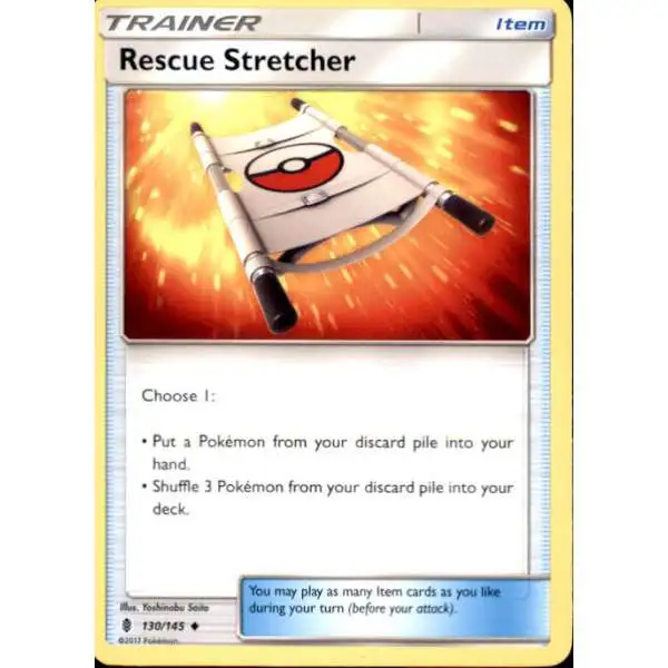 Pokemon Trading Card Game Sun & Moon Guardians Rising Uncommon Rescue Stretcher #130