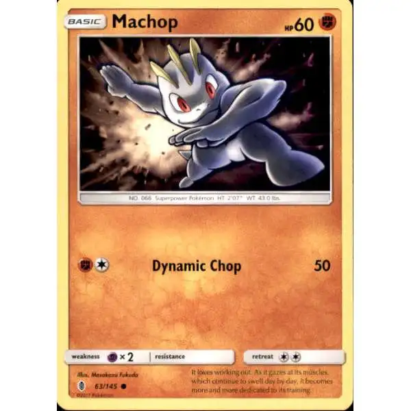 Pokemon Trading Card Game Sun & Moon Guardians Rising Common Machop #63