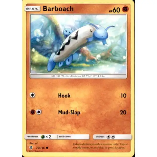 Pokemon Trading Card Game Sun & Moon Guardians Rising Common Barboach #70