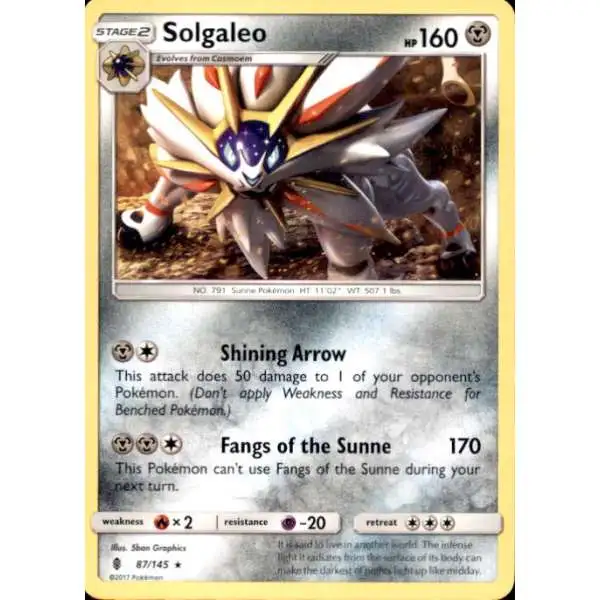 Pokemon TCG: Legends of Alola Solgaleo-GX Tin | Collectible Trading Card  Set | 4 Booster Packs, 1 Ultra Rare Foil Promo Card Featuring Solgaleo-GX