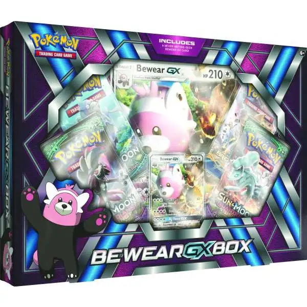 Pokemon Bewear-GX Box [4 Booster Packs, Promo Card & Oversize Card]