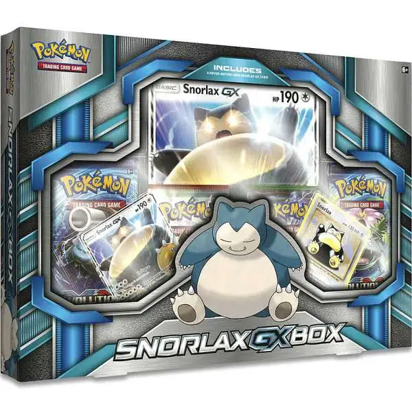 Pokemon XY Snorlax GX Box [4 Booster Packs, 2 Promo Cards & Oversize Card]