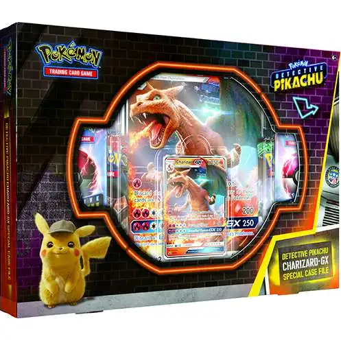Pokemon Detective Pikachu Charizard-GX SPECIAL Case File [7 Booster Packs, Promo Card, Oversize Card & Coin]