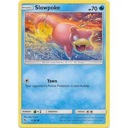 Pokemon Trading Card Game Hidden Fates Common Slowpoke #12