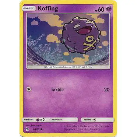 Pokemon Trading Card Game Hidden Fates Common Koffing #28