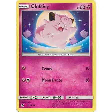 Pokemon Trading Card Game Hidden Fates Common Clefairy #39