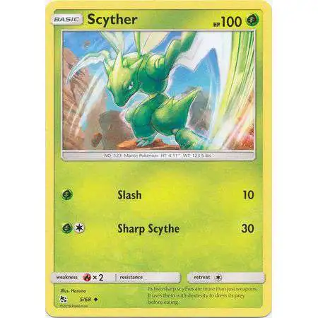 Pokemon Trading Card Game Hidden Fates Uncommon Scyther #5