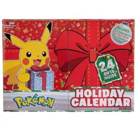 Pokemon 2021 Holiday Advent Calendar [16 Battle Figures with Special Finish & 8 Accessories]