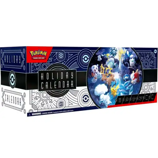 Pokemon 2023 Holiday Advent Calendar [5 Booster Packs, 7 Fun Packs, 8 Foil Promo Cards & More]