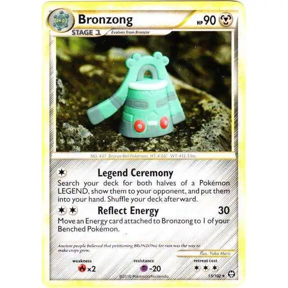 Pokemon HeartGold & Soulsilver Triumphant Rare Bronzong #15