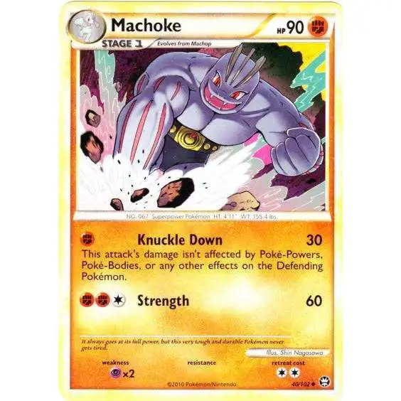 Pokemon HeartGold & Soulsilver Triumphant Uncommon Machoke #40