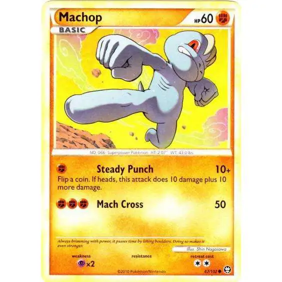 Pokemon HeartGold & Soulsilver Triumphant Common Machop #67
