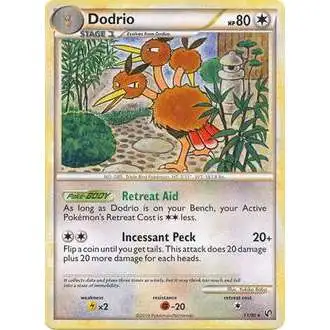 Pokemon HeartGold & Soulsilver Undaunted Rare Dodrio #11