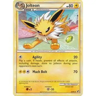 Pokemon HeartGold & Soulsilver Undaunted Uncommon Jolteon #28