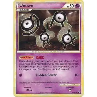 Pokemon HeartGold & Soulsilver Undaunted Uncommon Unown #40