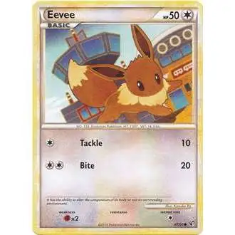 Pokemon HeartGold & Soulsilver Undaunted Common Eevee #47