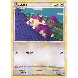 Pokemon HeartGold & Soulsilver Undaunted Common Rattata #64