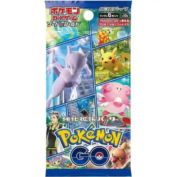 Pokemon GO Booster Pack [JAPANESE, 6 Cards]