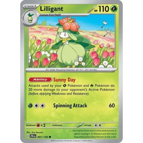 Pokemon Trading Card Game Journey Together Common Lilligant #7
