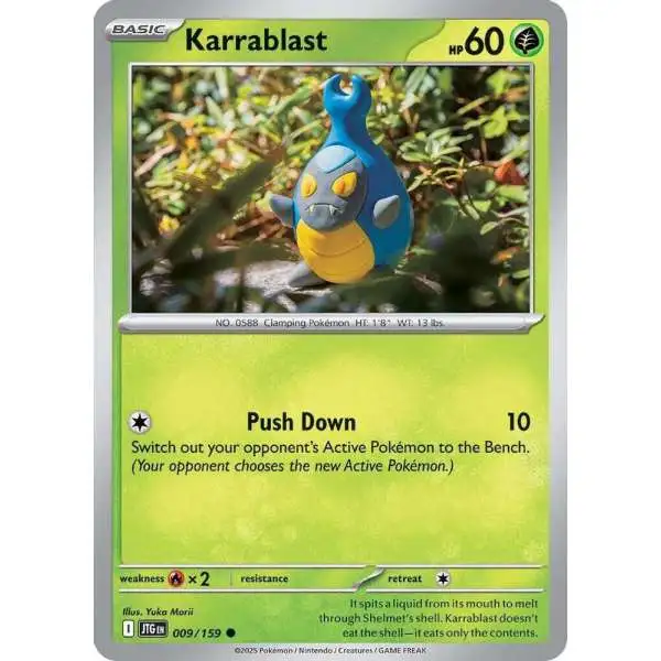 Pokemon Trading Card Game Journey Together Common Karrablast #9