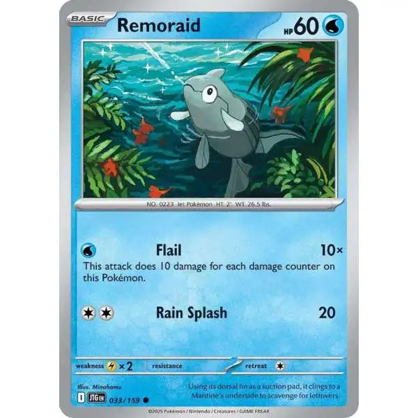 Pokemon Trading Card Game Journey Together Common Remoraid #33