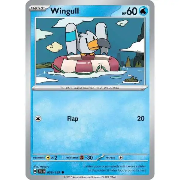 Pokemon Trading Card Game Journey Together Common Wingull #38