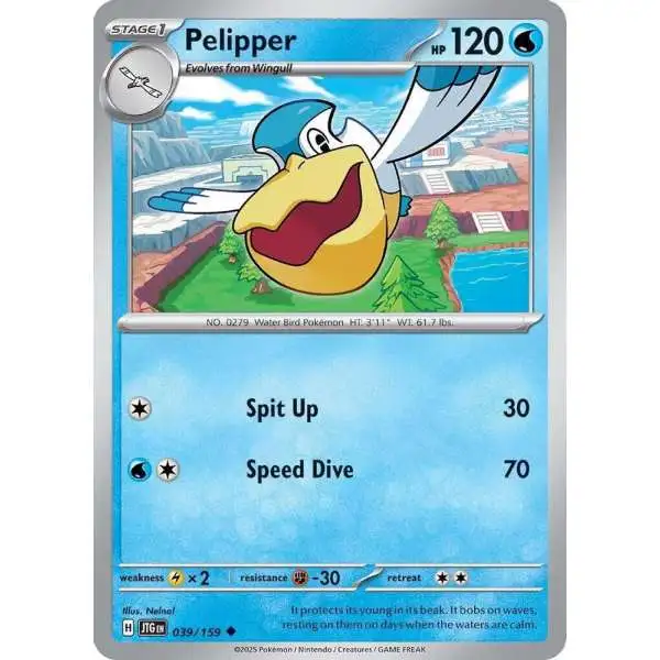 Pokemon Trading Card Game Journey Together Uncommon Pelipper #39