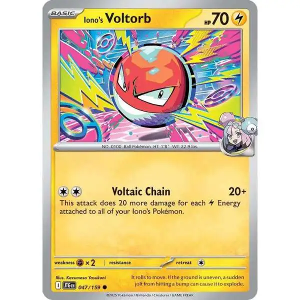 Pokemon Trading Card Game Journey Together Common Iono's Voltorb #47