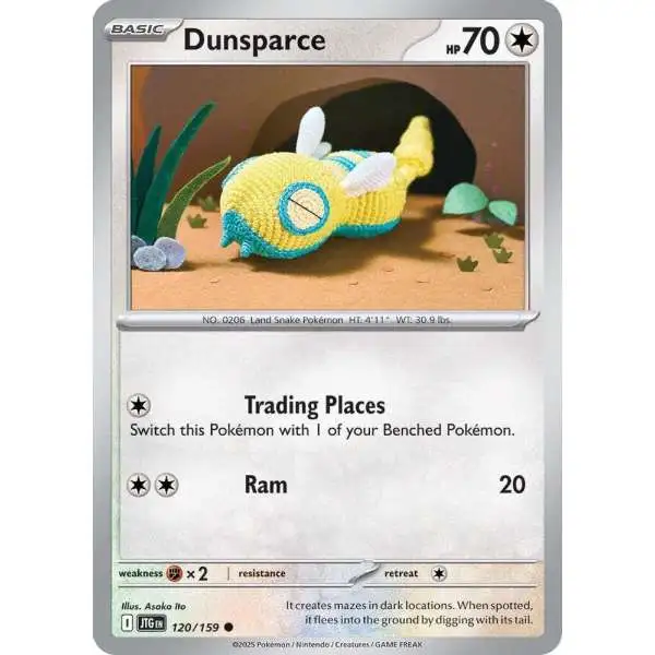 Pokemon Trading Card Game Journey Together Common Dunsparce #120