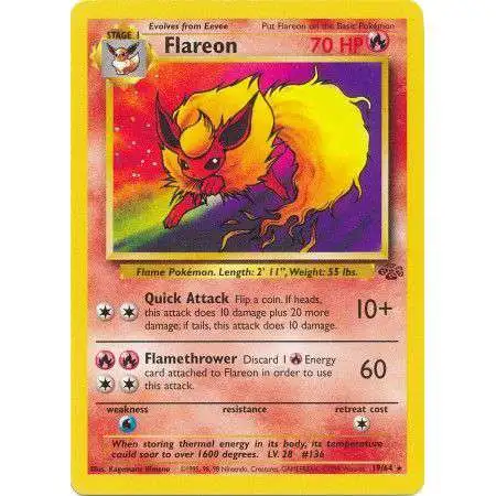Pokemon Jungle Rare Flareon #19