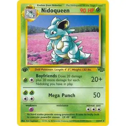Pokemon Jungle Rare Nidoqueen #23 [First Edition]