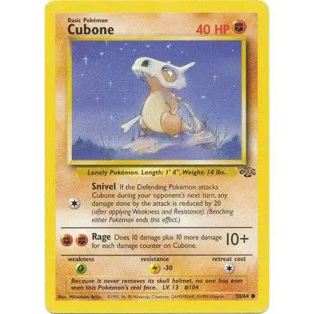 Pokemon Jungle Common Cubone #50