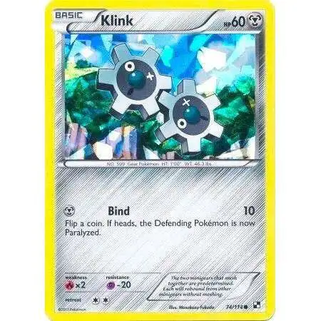 Pokemon Black & White Promo Promo Klink #74 [Cracked Ice Holo] [Lightly Played]