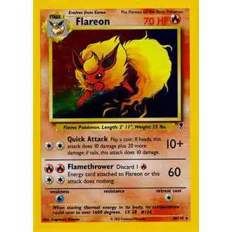 Pokemon Legendary Collection Holo Rare Flareon #10 [Lightly Played]