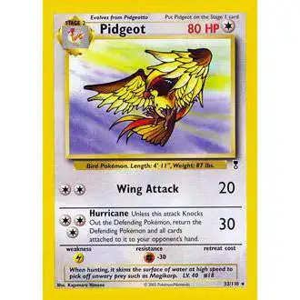 Pokemon Legendary Collection Rare Pidgeot #33 [Moderately Played]