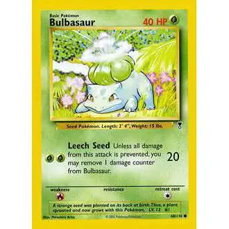 Pokemon Legendary Collection Common Bulbasaur #68