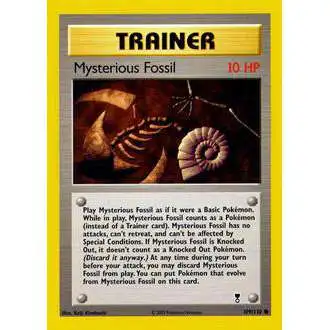 Pokemon Legendary Collection Common Mysterious Fossil #109
