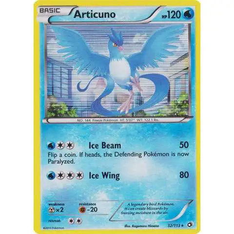 Pokemon Black & White Legendary Treasures Rare Holo Articuno #32