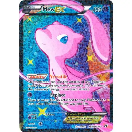 legendary ultra rare pokemon cards Black White Treasures Radiant Collection Single Card Mew EX RC24 Moderately Played Collect The Rare Legendary Pokemon EX Ultra Rares Top 5 Full Art Cards