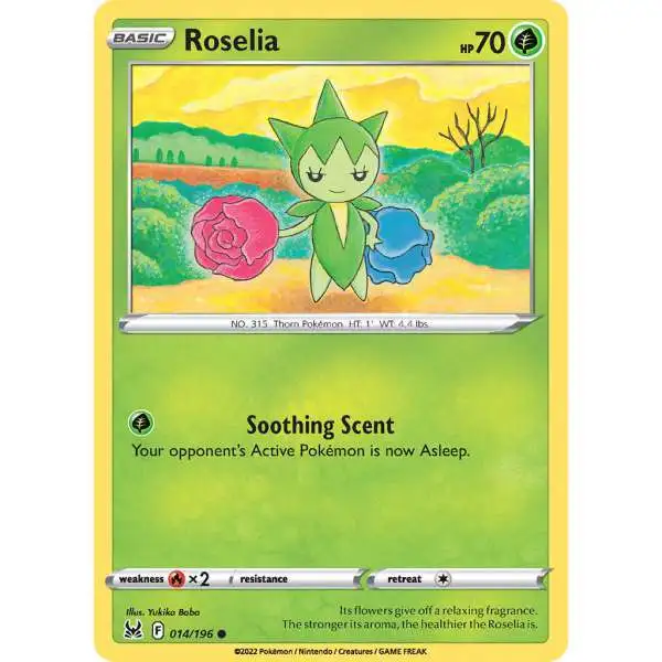 Pokemon Trading Card Game Lost Origin Common Roselia #14