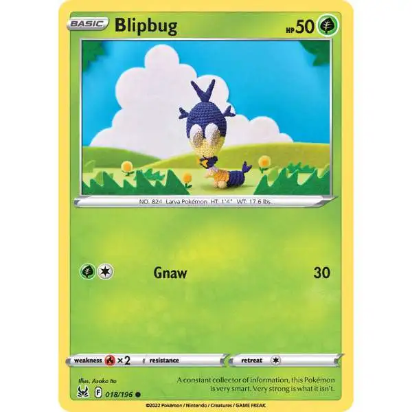 Pokemon Trading Card Game Lost Origin Common Blipbug #18