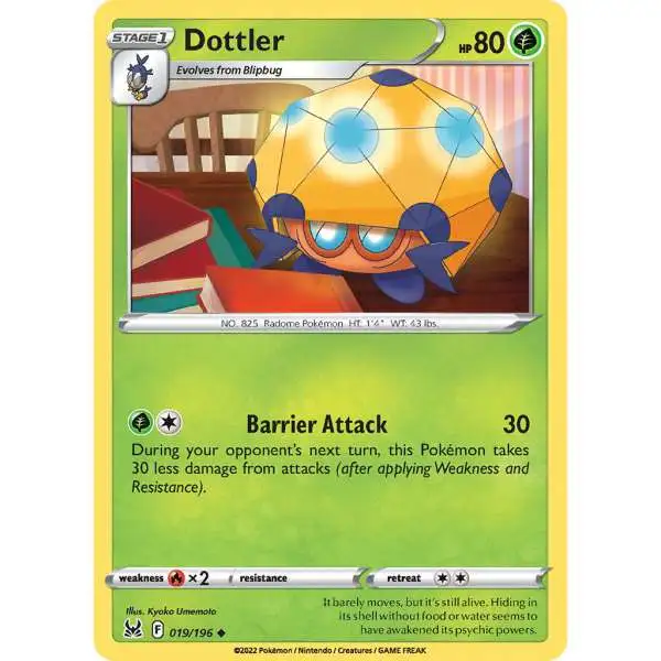 Pokemon Trading Card Game Lost Origin Uncommon Dottler #19