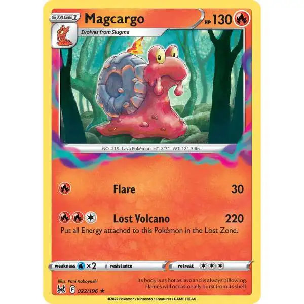 Pokemon Trading Card Game Lost Origin Rare Magcargo #22
