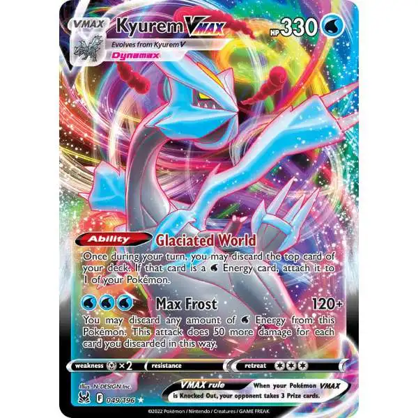 Pokemon Trading Card Game Lost Origin Ultra Rare Kyurem VMAX #49