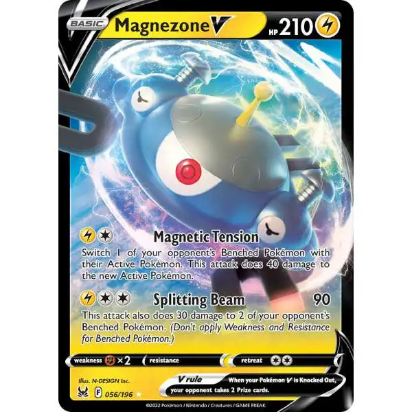 Pokemon Trading Card Game Lost Origin Ultra Rare Magnezone V #56