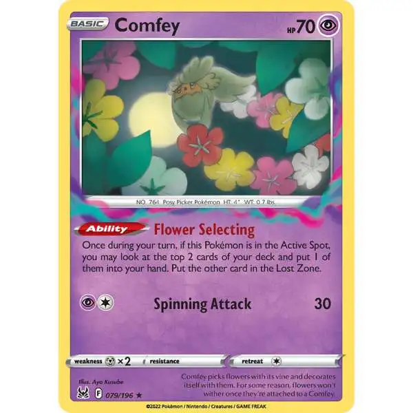 Pokemon Trading Card Game Lost Origin Rare Comfey #79