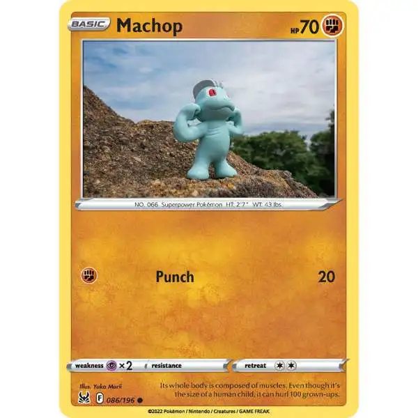 Pokemon Trading Card Game Lost Origin Common Machop #86