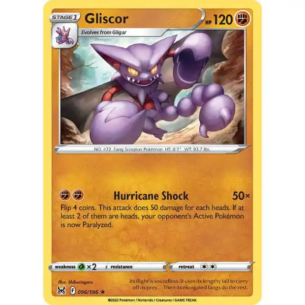 Pokemon Trading Card Game Lost Origin Rare Gliscor #96